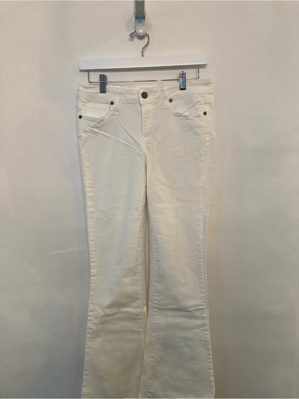 PAIGE Women's White Stretch Bootcut Jeans Size 29